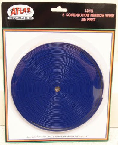 Atlas Trains 312 50 Ribbon Wire 26 Gauge/5-Conductor