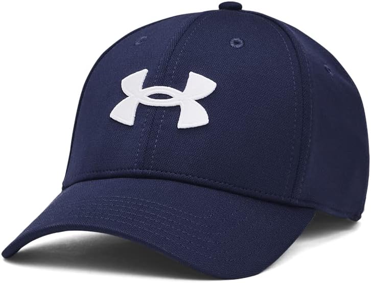 Herren UA Blitzing Low Stretch Fit Cap Blau M-L