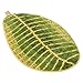 Yosoo Bathroom Area Rug Leaf Pattern Microfiber Carpet Living Room Nursery Room Washable Floor Mat Kids Play Pad Comfortable Seat Cushion Creative Indoor Outdoor Soft Rug 45×75cm
