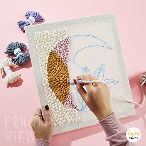 DIY PunchNeedle Kit, StepbyStep PunchNeedle Embroidery Kit with Pre