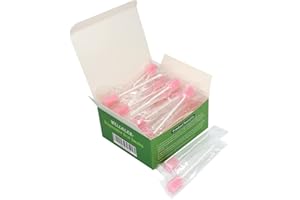 WELLGLER Disposable Oral Swabs (Ridge design pink 50)