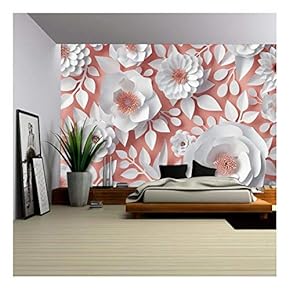 BRAND_NAME3D Render White Flowers Bridal Bouquet Wall Decor