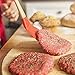 Silicone Cooking Utensils Set for Kitchen: 7 Piece Red Silicone Kitchen Utensil Set - BPA Free Heat Resistant Non Stick Silicone Tools with Wooden Handles - Kitchen Gadgets & Accessories Starter Sets