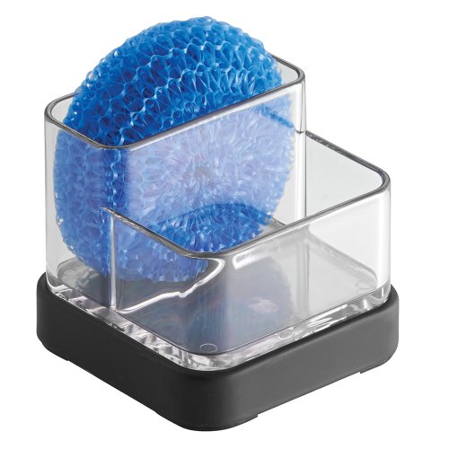 InterDesign Forma Dual Sponge and Scouring Pad Holder Small Kitchen