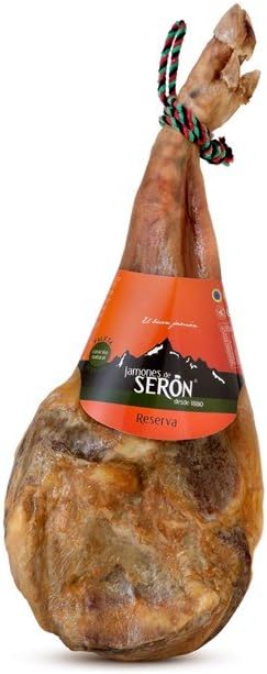 Spanish Serrano Ham shoulder 9 LB 4,5 KG. Tender and tasty premium Serrano ham direct from Spain