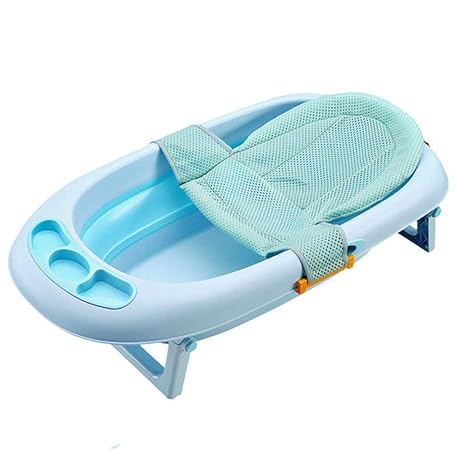 nuby baby bath with built in seat and soft headrest