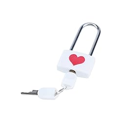 Dnyta 2 Pcs Padlock and Key Set, ABS Padlock Body