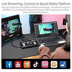 Feelworld LIVEPRO L1 V1 Multiformat Video Mixer