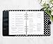 A5 Cleaning Schedule Kit for Filofax Planners, Carpe Diem, Daily and Weekly Lists, 6 Month Supply (Notebook Not Included)