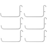 Ikea SKADIS Hooks (Fits SKADIS Peg Board), White, 6x9.5 Centimetres - Set of 6