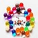 24 Bags, Water Beads, Crystal Gel Water Pearls, Aqua Jelly Beads, Water Growing balls, Crystal Mud Soil Water Beads for Wedding Centerpiece Vase Fillers, Plant decoration, refill & Sensory toys