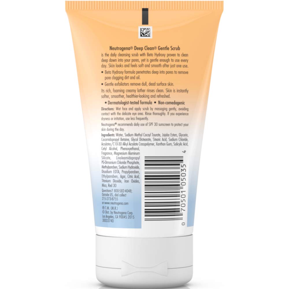 neutrogena gentle scrub