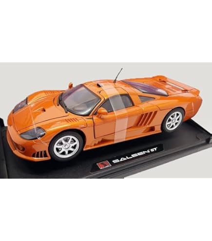 Amazon.com: Saleen S7 White 1/18 Diecast Model Car by Motormax