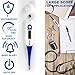  DIHEA Basal Thermometer - Soft Tip Ovulation Thermometer - High Accuracy 1/100th Degree - Perfect Basal Temperature Monitor for Natural Family Planning