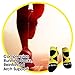 Compression Running Socks, Reinsforced Arch Supoort, pressure dispersing heal, enhanced stabillty of ankles, Ideal for running, cycling, any type of sports ... Yellow, M/L