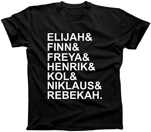 Kim Fit Fab Men's The Originals Mikaelson Siblings T-Shirt X-Large Black