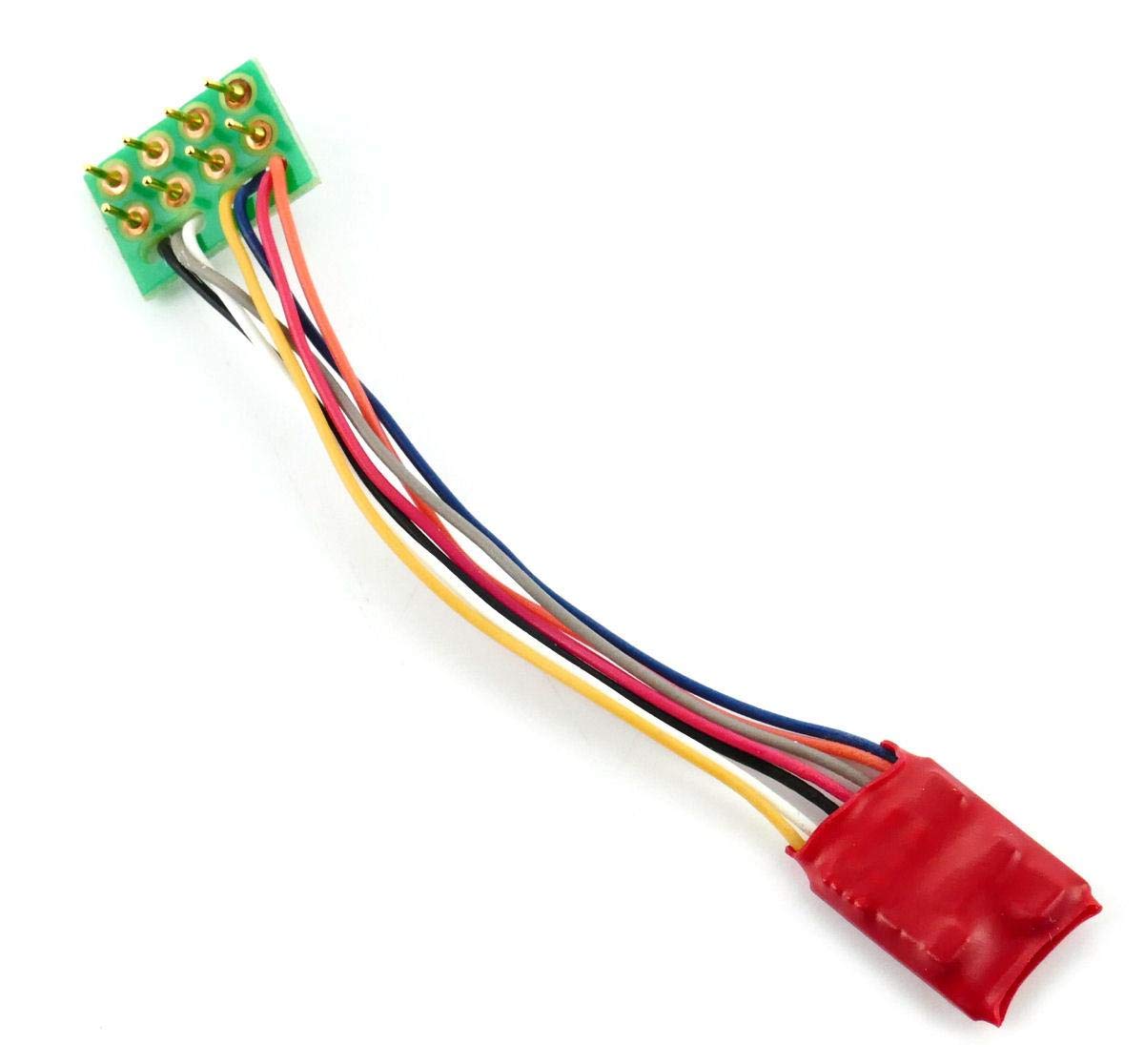Gaugemaster DCC92 Ruby Series 2fn Small DCC Decoder 8 Pin, Red