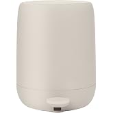 blomus SONO Bathroom Step Wastebasket, Moonbeam (Cream), Modern Design | Soft-Close, 0.8 Gallon, Soft Touch Wastebasket
