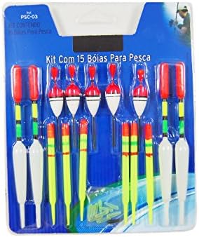 Jasmine 15 Pieces Set/lot EVA Foam Fishing Float Fishing Lure Floats Bobbers Slip Drift Tube Indicator Assorted Sizes