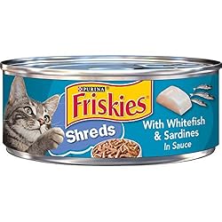 Purina Friskies Wet Cat Food, Shreds - (24) 5.5