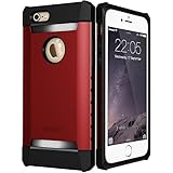 iPhone 6s Case, ESR iPhone 6 / 6s Case Hybrid Shockproof [Super Drop Protection]Rugged Case [Free Screen Protector ] Tough Armor Bumper Case Cover for Apple iPhone 6s / iPhone 6 (Shielder_Red)