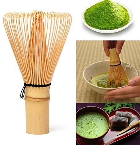 Matcha Traditional Bundle: Japanese Tea Whisk & Scoop; Premium Organic Matcha Powder, Korean Style in The Japanese Tradition (100g)