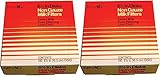 KenAG 6-1/2 in. Disc, Non-Gauze Milk Filter, 100 Discs Per Box (Pack of 2)