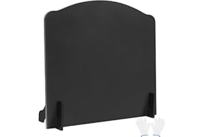 GoCampDirect 18" Iron Fireback with Feet,Fireplace Back Plates,Fireplace Heat Reflector,This Iron Fireplace is to Reflect Heat Back into The Room,Fireplace Wall Protection