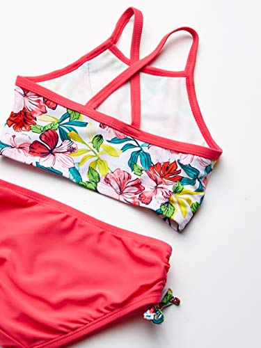 Tommy Bahama Toddler Girls' 2-Piece Swimsuit Bathingsuit, Floral Bikini, 2T - Thumbnail 2