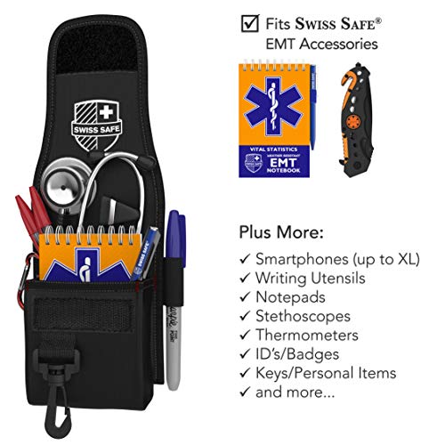 Swiss Safe Medical EMT Survival First Aid Kit, Fully Stocked with