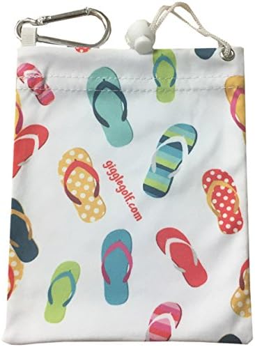 Giggle Golf Microfiber Flip Flops Tee Bag
