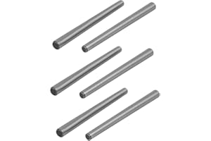 uxcell uxcellCarbon Steel GB117 45mm Length 3mm Small End Diameter Taper Pin 6pcs