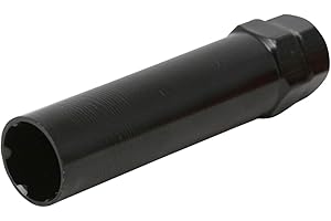 6 Point Spline Drive Tuner Socket Key Tool for 6 Spline Locking Lug Nuts - Thin Wall (20.5mm Diameter) - Works with 17mm and 