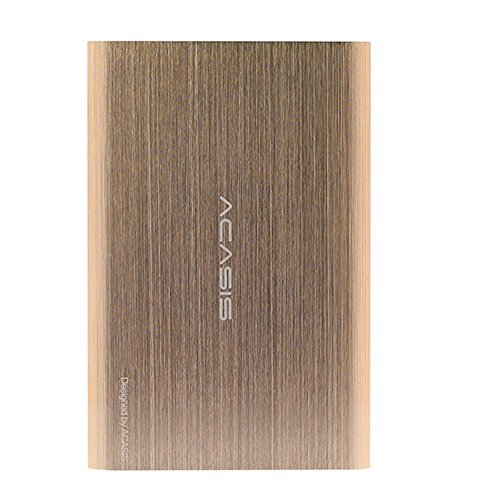 HDD 2.5" 120GB Portable External Hard Drive USB3.0 Hard Disk Storage Devices Desktop Laptop (Gold)