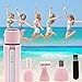 Facial Hair Removal for Women, 4 in 1 Painless Electric Hair Removal Kit, Lady Grooming Kit-Waterproof, Included Facial Shaver, Nose Hair & Eyebrow Trimmer, Body Shaver