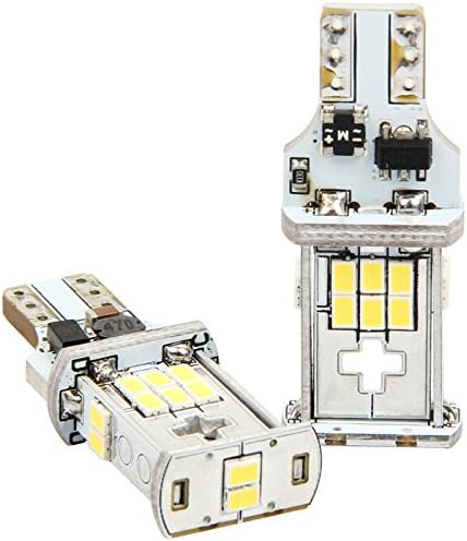 GSlife T15 LED Light Bulbs Error Free 921 912 For Backup Reverse Lights 1000 lumens Xenon White 6000K (pack of 2)
