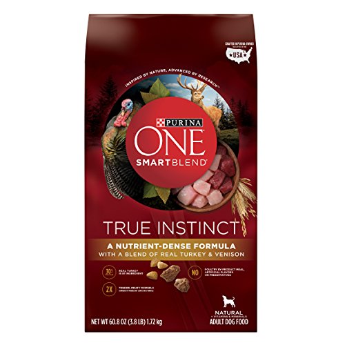 Purina ONE High Protein, Natural Dry Dog Food, True Instinct With Real