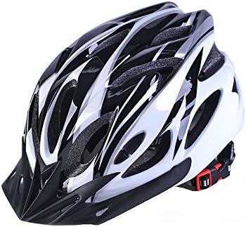 Best 007 Adult Cycling Bike Helmet (Black&amp;White)