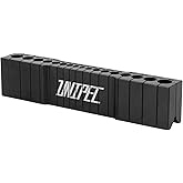 UNIPEC Precision Drill Guide | Compact Portable, Drilling Block for Straight Holes, SAE 1/8" to 3/8" Sizes
