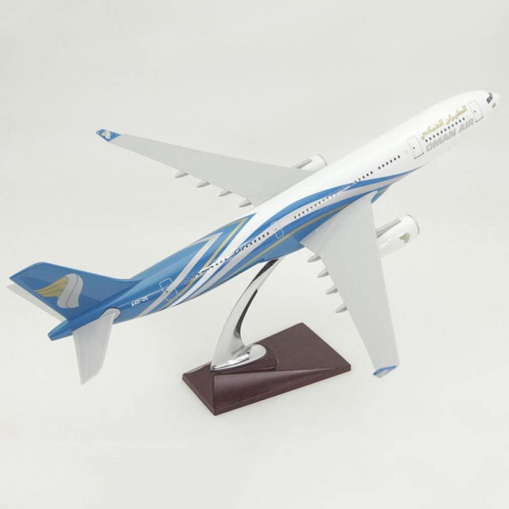 GAJSDJHN Model Model Oman Air Airlines with Base Resin Aircraft Plane Collectible Display Model Toy Collection Toy