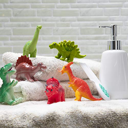 image for Prextex Dinosaur Baby Bath Toys 6 Piece Set for Baby and Toddler Batht