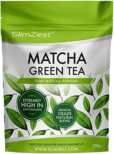 Matcha Green Tea Powder - Premium Grade 120g Pouch - Super Strength Antioxidant Ultra Fine Easy to Mix Matcha Powder - Perfect for Drinks and Baking with Recipe eBook Included