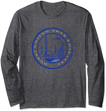 Unisex Dubai - United Arab Emirates Souvenir T-Shirt Large Dark Heather
