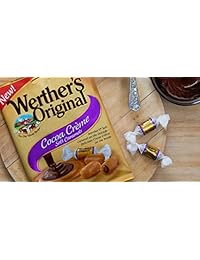 Werther Original de la nueva y cacao Creme Soft caramels 2,22 oz (Pack de 4)
