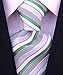 Scott Allan Collection Green & Gray Necktie for Men - Woven Ties for Him - Green and Grey Suit Ties for Him