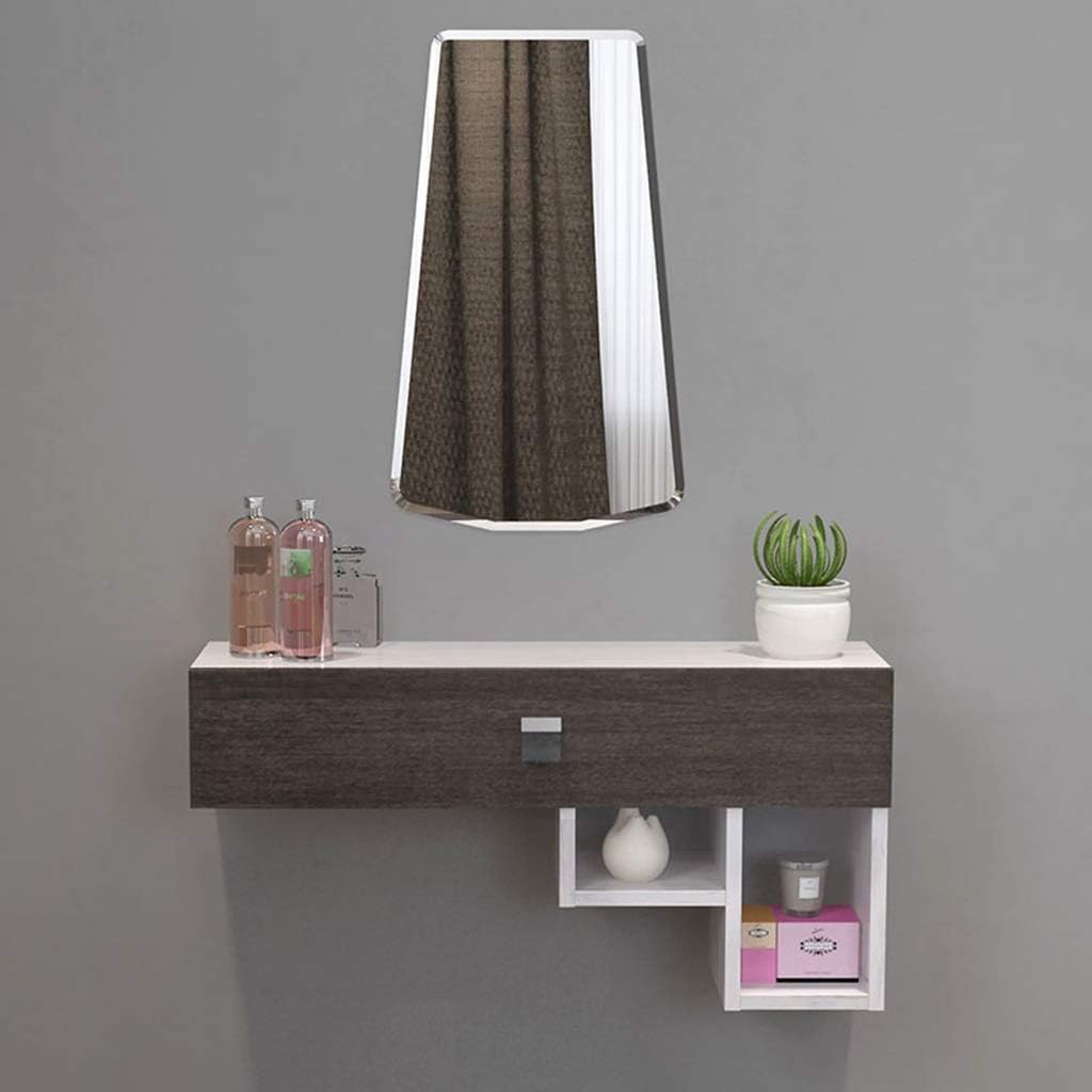 FENGFloating Shelf Bedside Vanity Dressing Table Floating Makeup