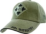 4th Infantry Division Green Low Profile Cap