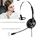 Arama Wired Headset Monaural with Noise Canceling Mic for Avaya 1616 9650 Cisco 7902 7912 Yealink T41 Snom 870 Grandstream GXP1400 Panasonic KXT Huawei C58 Zultys 37G IP Phones (A200Y1)