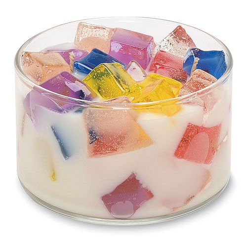 Primal Elements Cupcake Color Bowl Candle, 9 Ounce