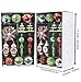 Valery Madelyn Christmas Tree Ornaments Set, 50ct Red Green White Shatterproof Christmas Tree Decorations Bulk, Variety Vintage Decorative Hanging Ball Ornaments for Xmas Trees Holiday Party Decor